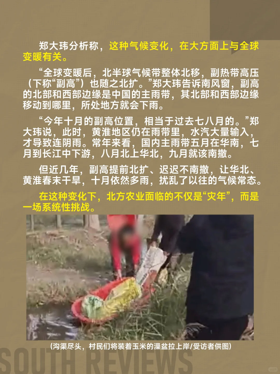 河南农民太苦了,刚经历罕见干旱又遭遇秋涝