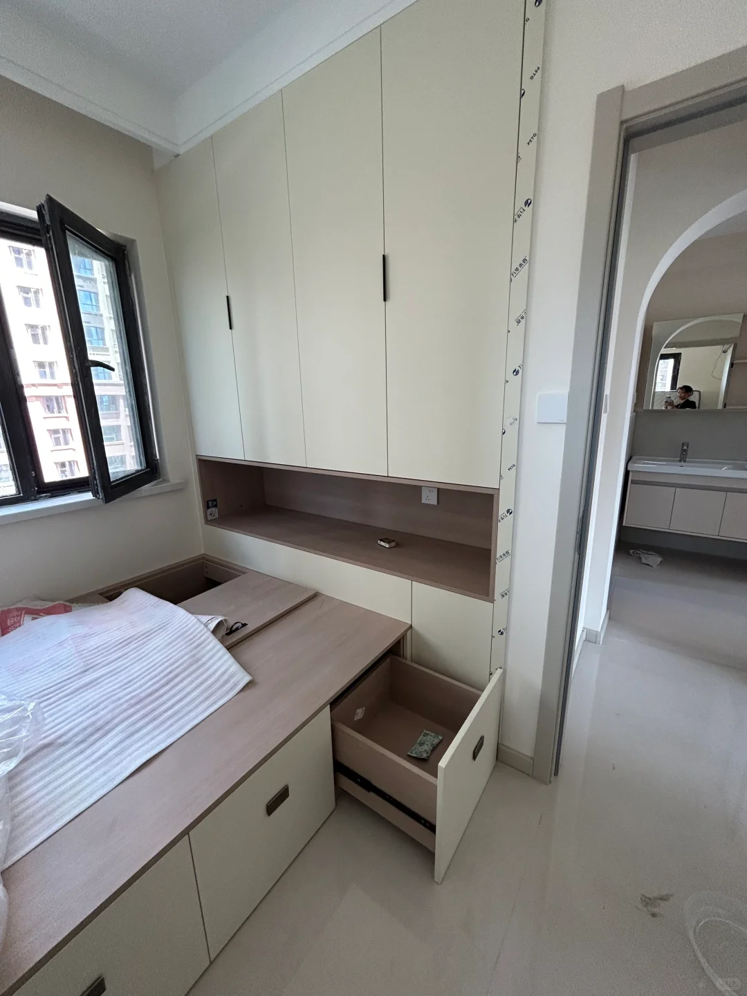 在天津做的兔宝宝全屋定制30平花了不到2W！