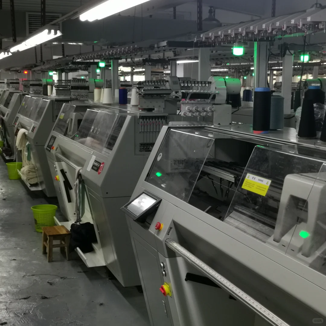 毛衣生产第一步…电脑机织片