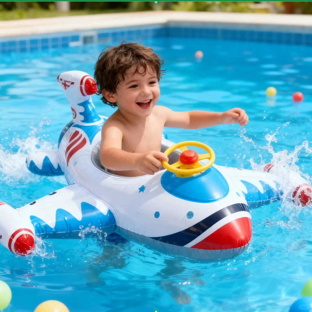 义乌工厂直供!外贸内销爆单的卡通泳圈?