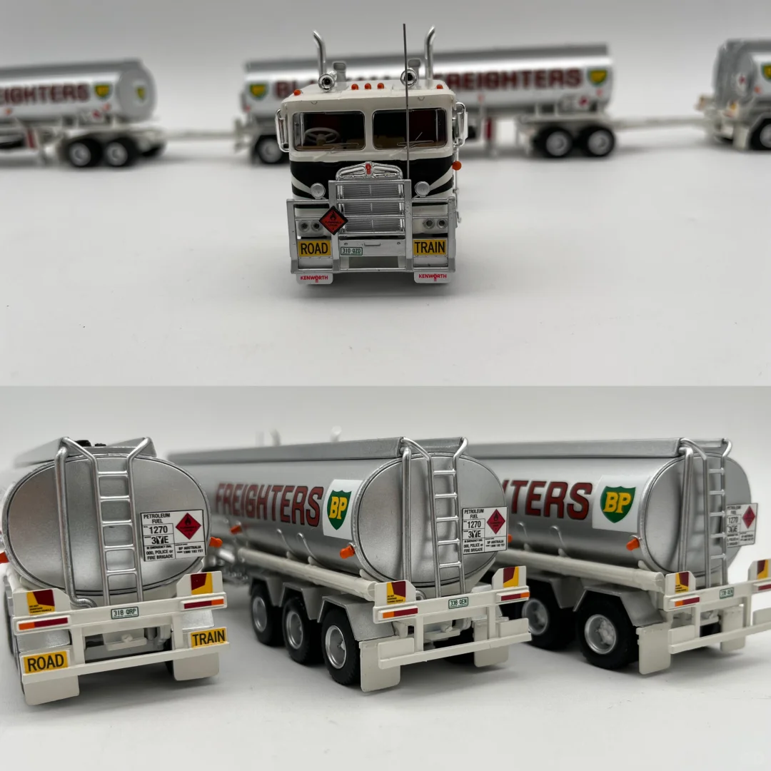 Highway Replicas肯沃斯油罐车公路列车拖车