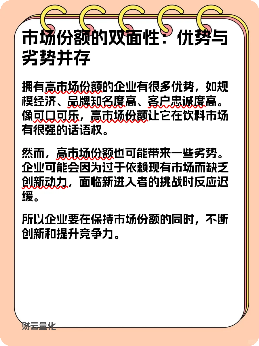 股票知识,市场份额