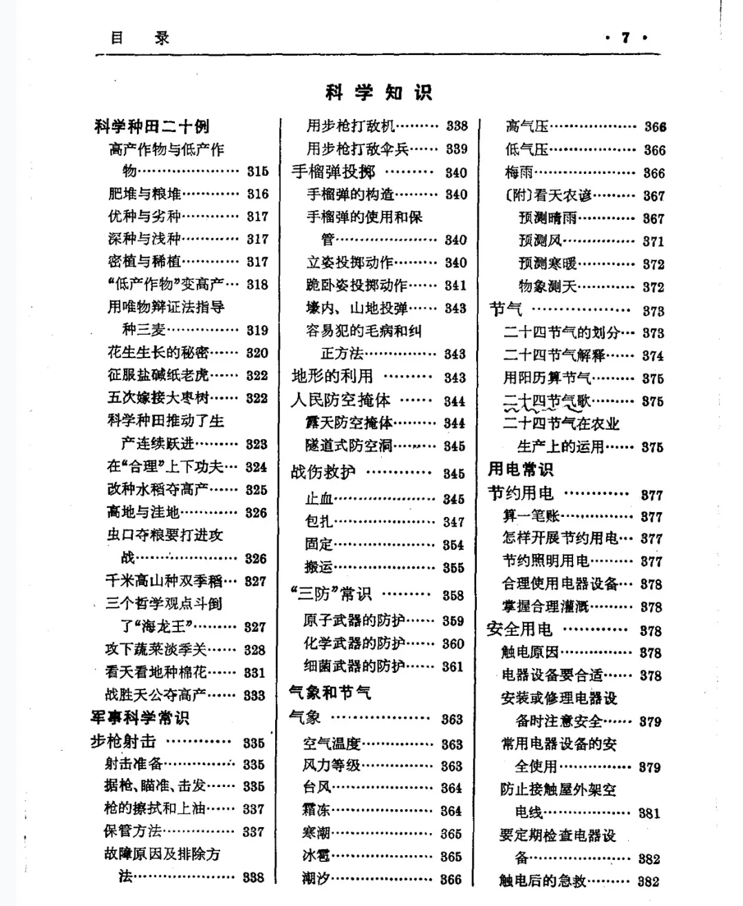 70年代的农村实用手册，内容是真硬核啊~