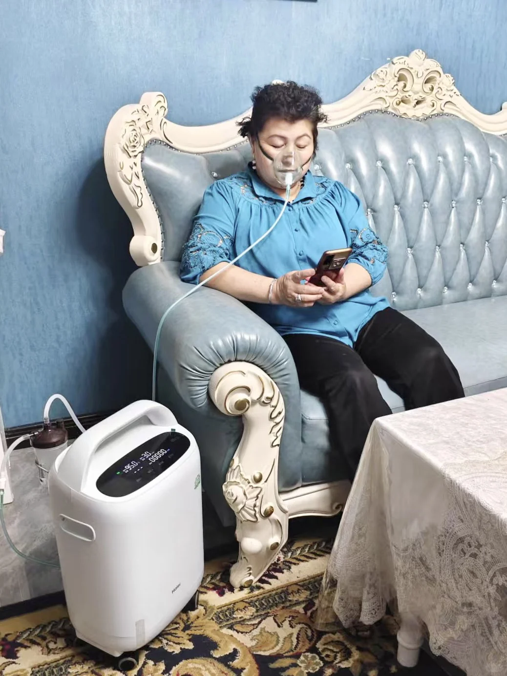 吸氧神器让婆婆重焕活力，我选对啦！