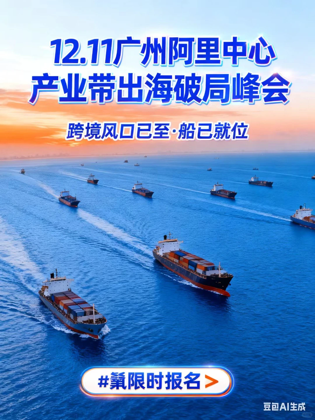 ?12.11广州阿里中心!产业带出海破局峰会,