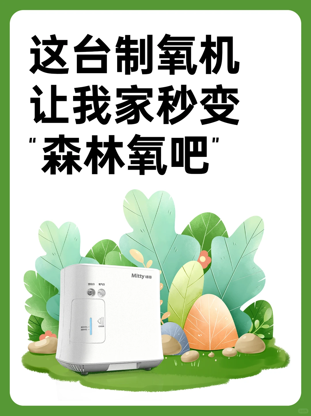 这台制氧机让我家秒变“森林氧吧”