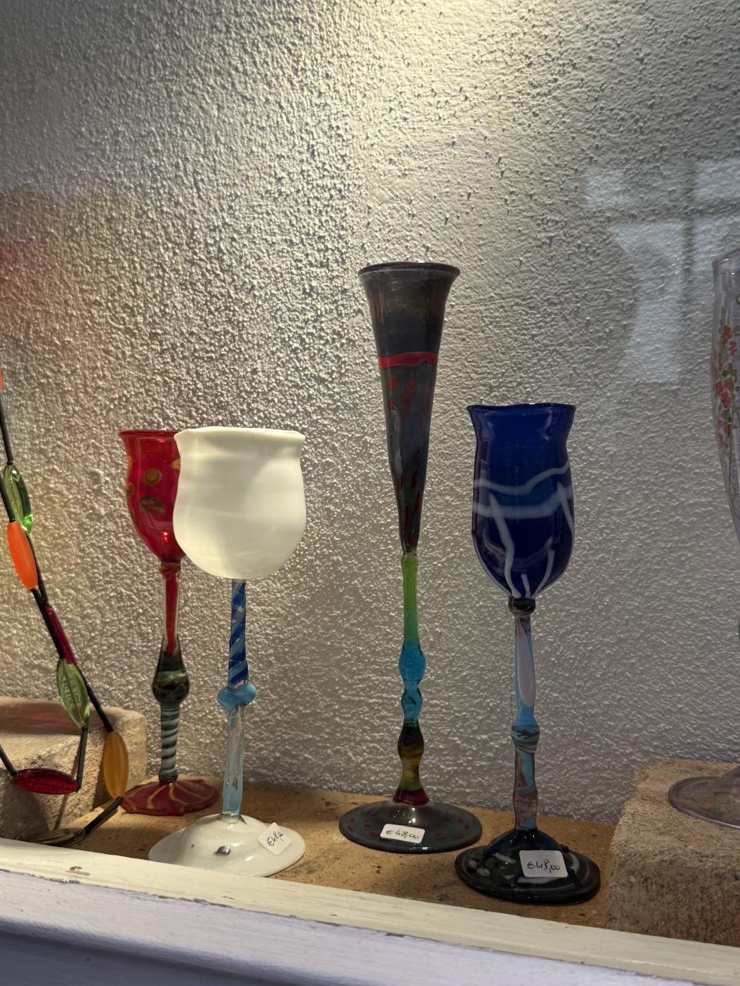 ??威尼斯Murano玻璃岛?绝美手工玻璃杯?