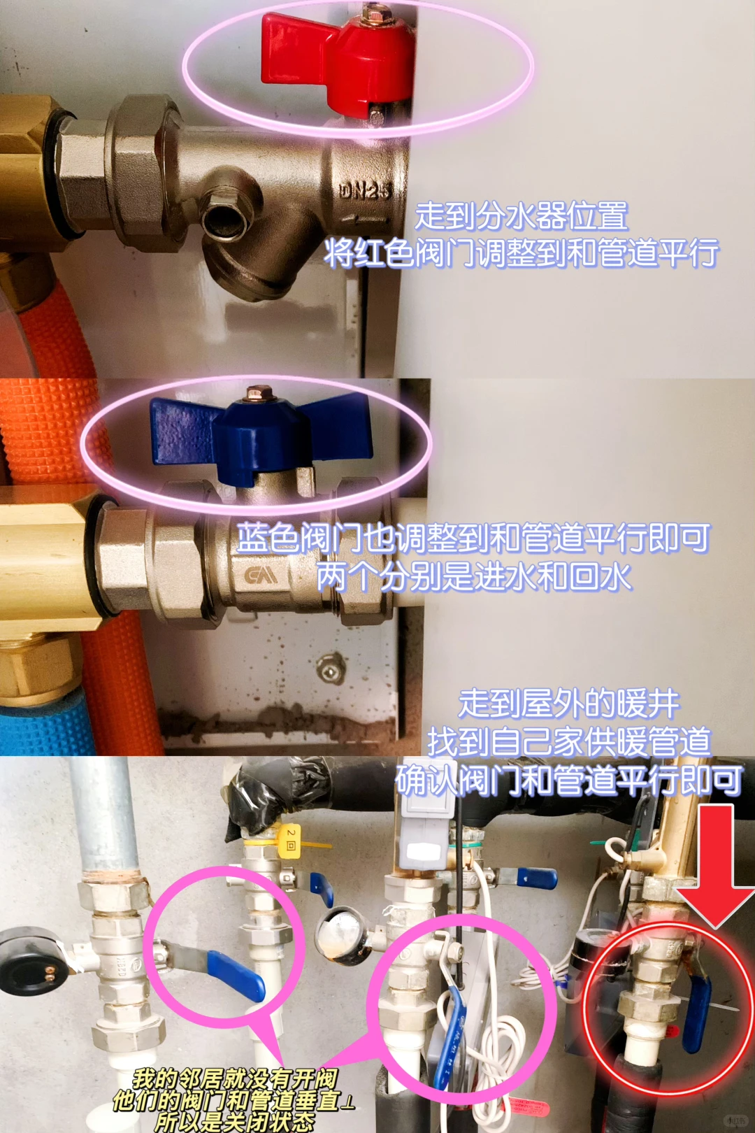 女生独居小技巧——集中供暖的暖气片如何开阀