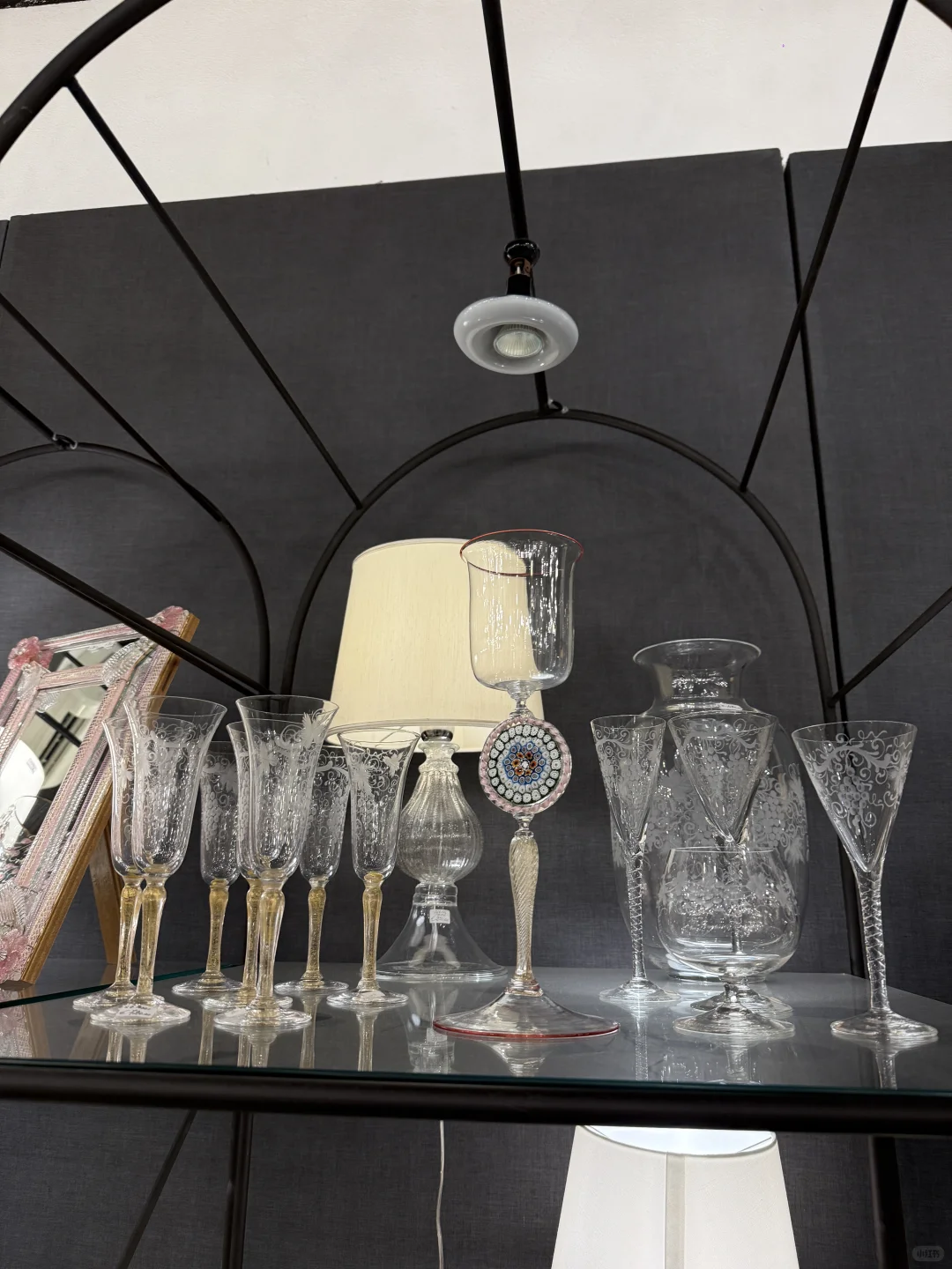 ??威尼斯Murano玻璃岛?绝美手工玻璃杯?