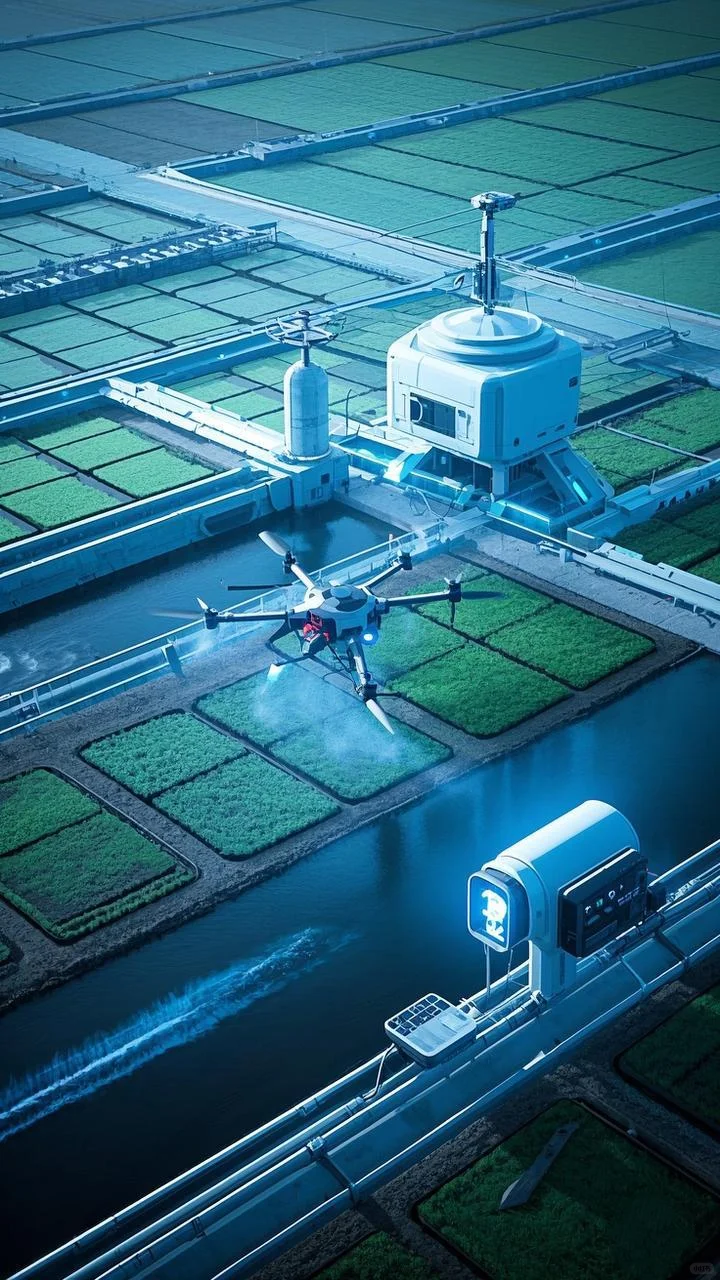 ?现代化科技农田:农业的未来已来?