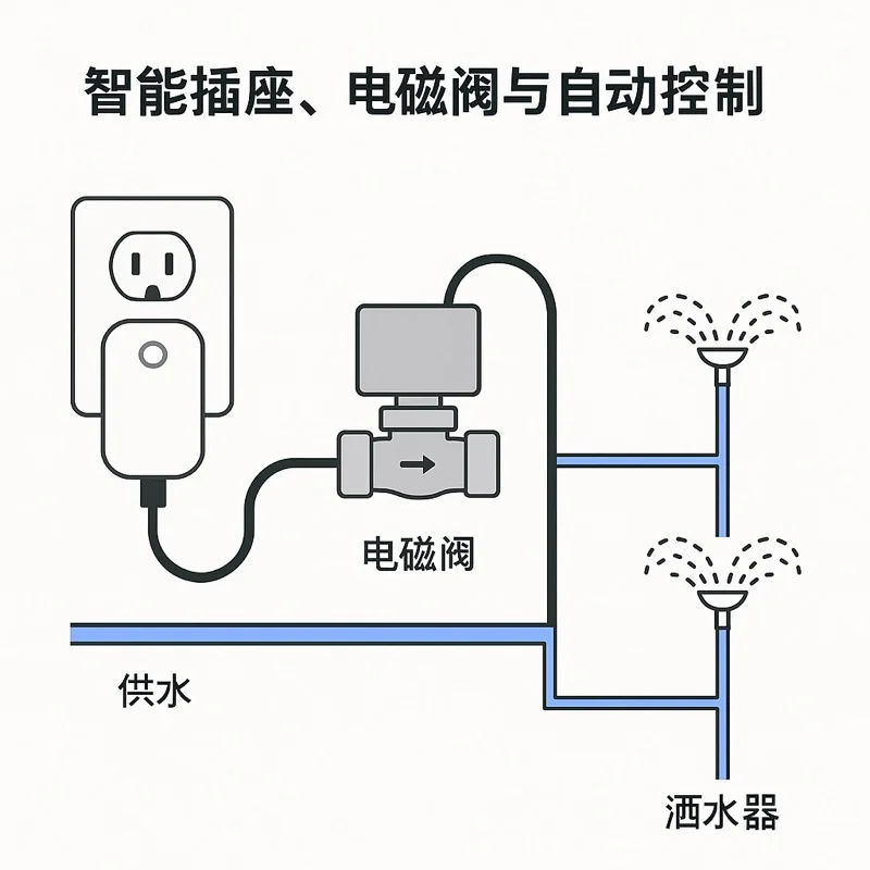 自制花园灌溉系统3-智能插座+电磁阀(上)