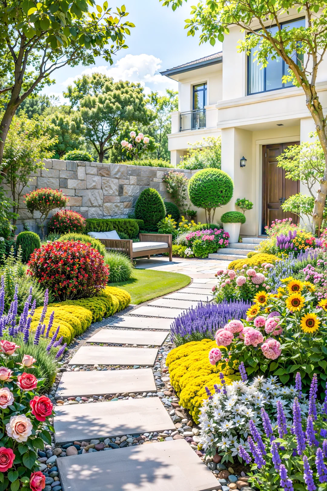 被邻居追着问的花境搭配公式花开四季的秘密