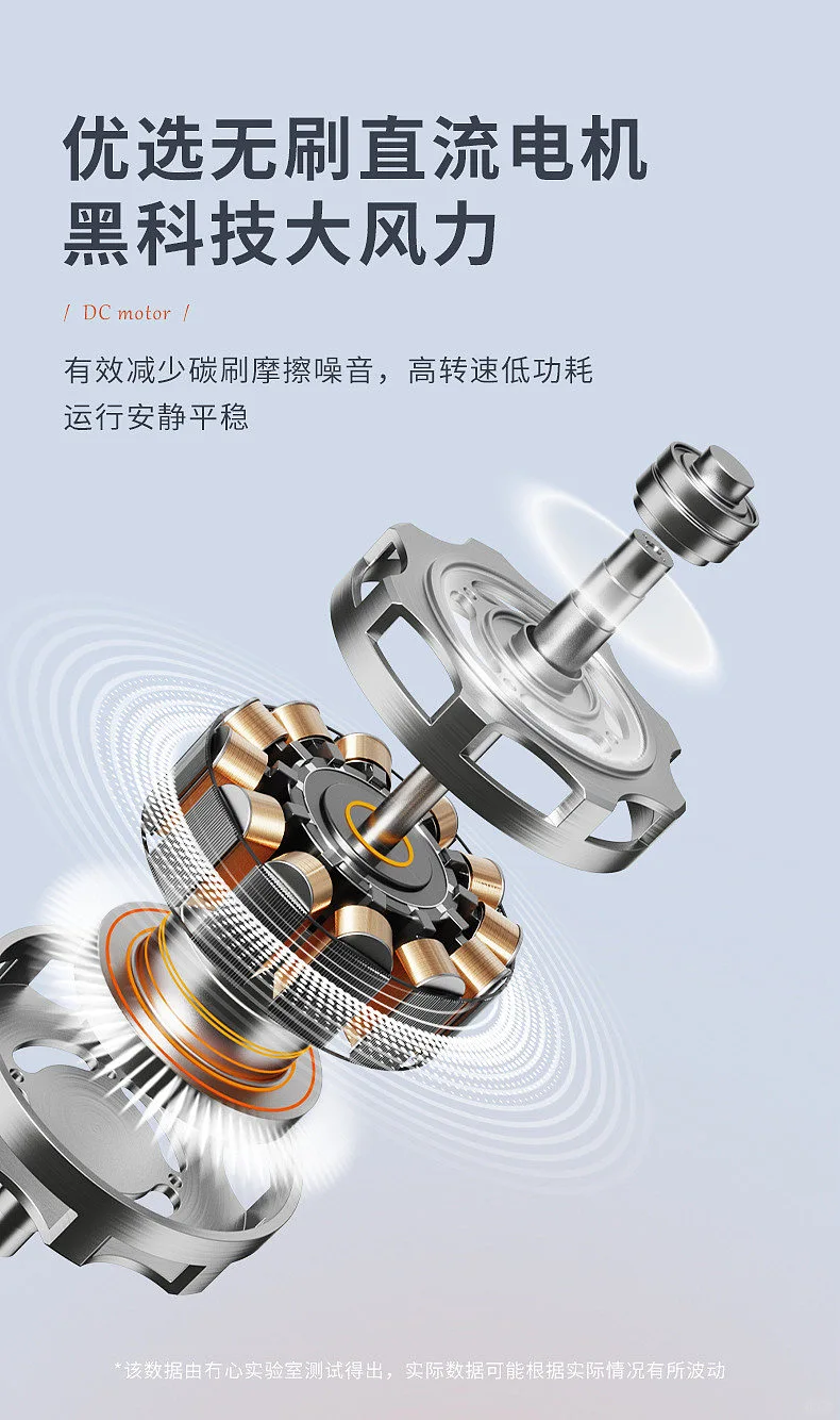 叶轮电机发光特效效果卖点表现