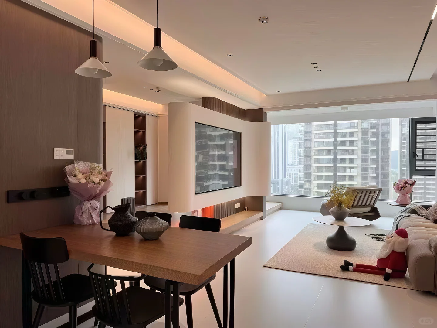 这次装修选择了曲美整家,25W落地不要太惊艳