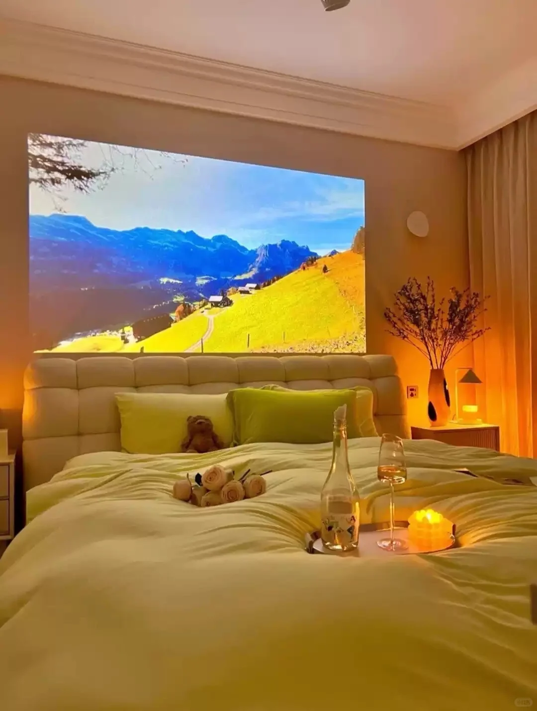 用投影仪代替电视吧！