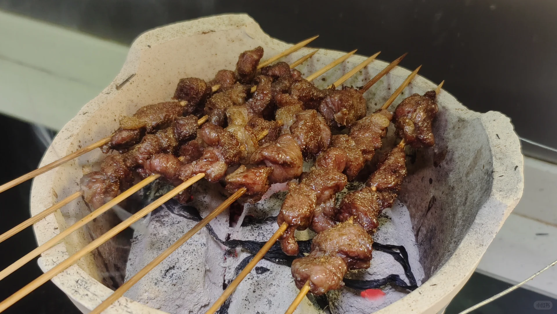 【在家无烟炭火烧烤】