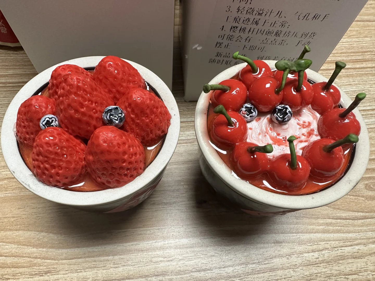 出纯手工摆件草莓缸、樱桃缸