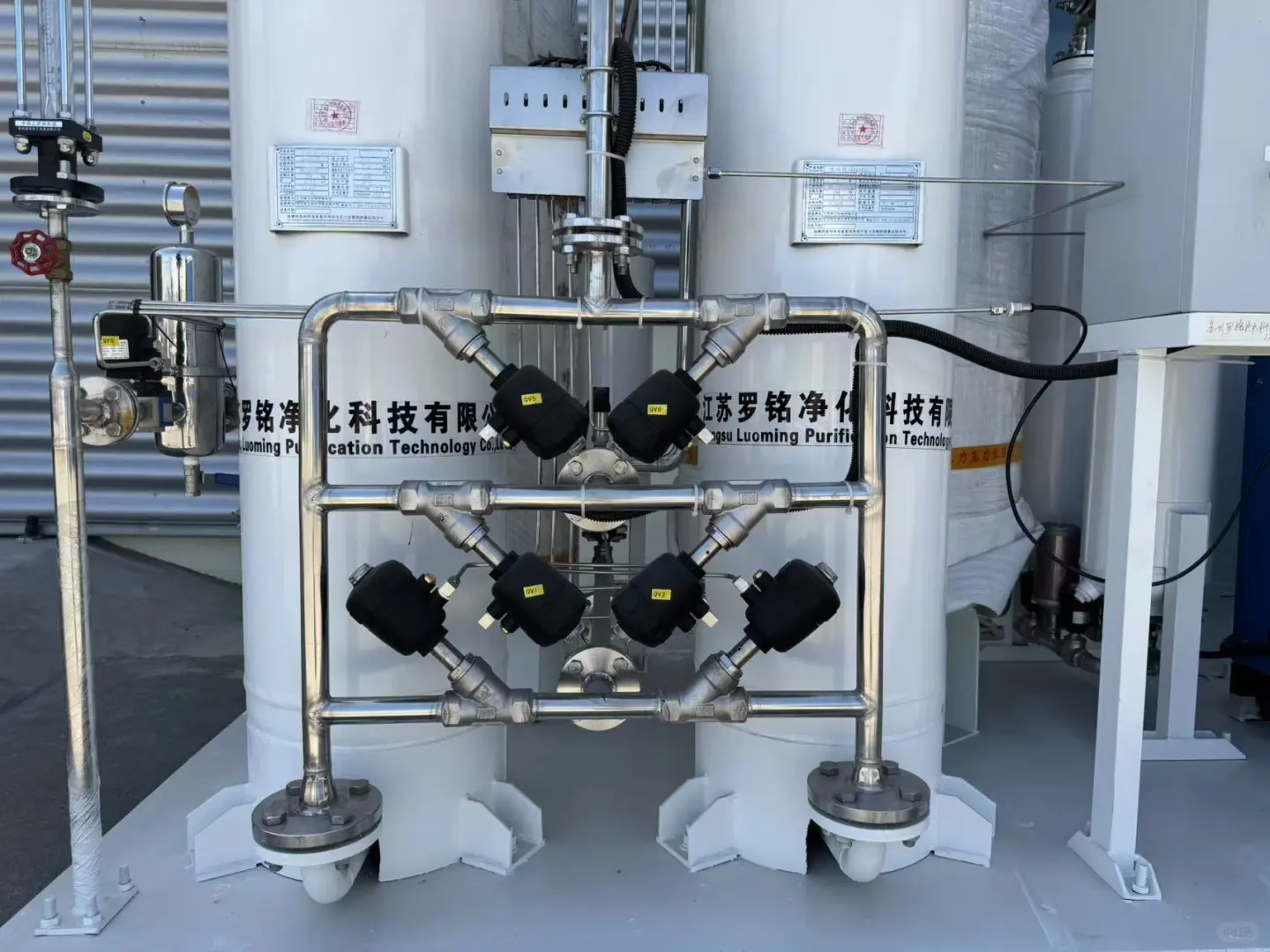 5立方93％纯度制氧机准备发货，不锈钢材质