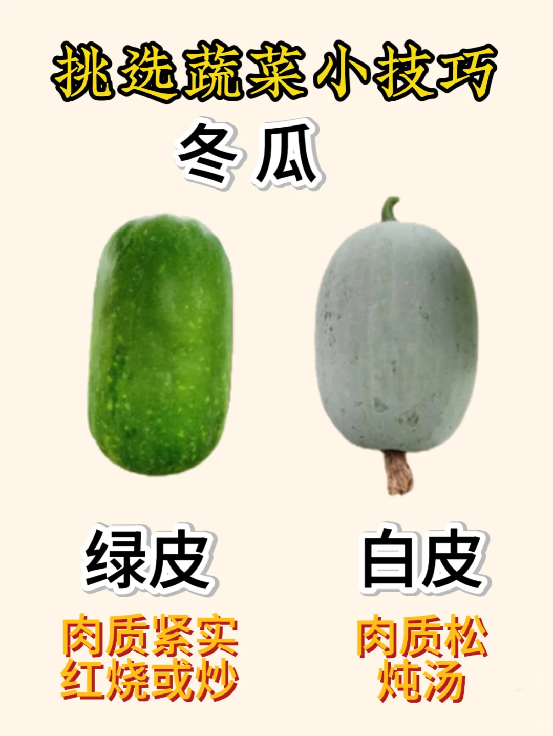 蔬菜挑选小技巧get～