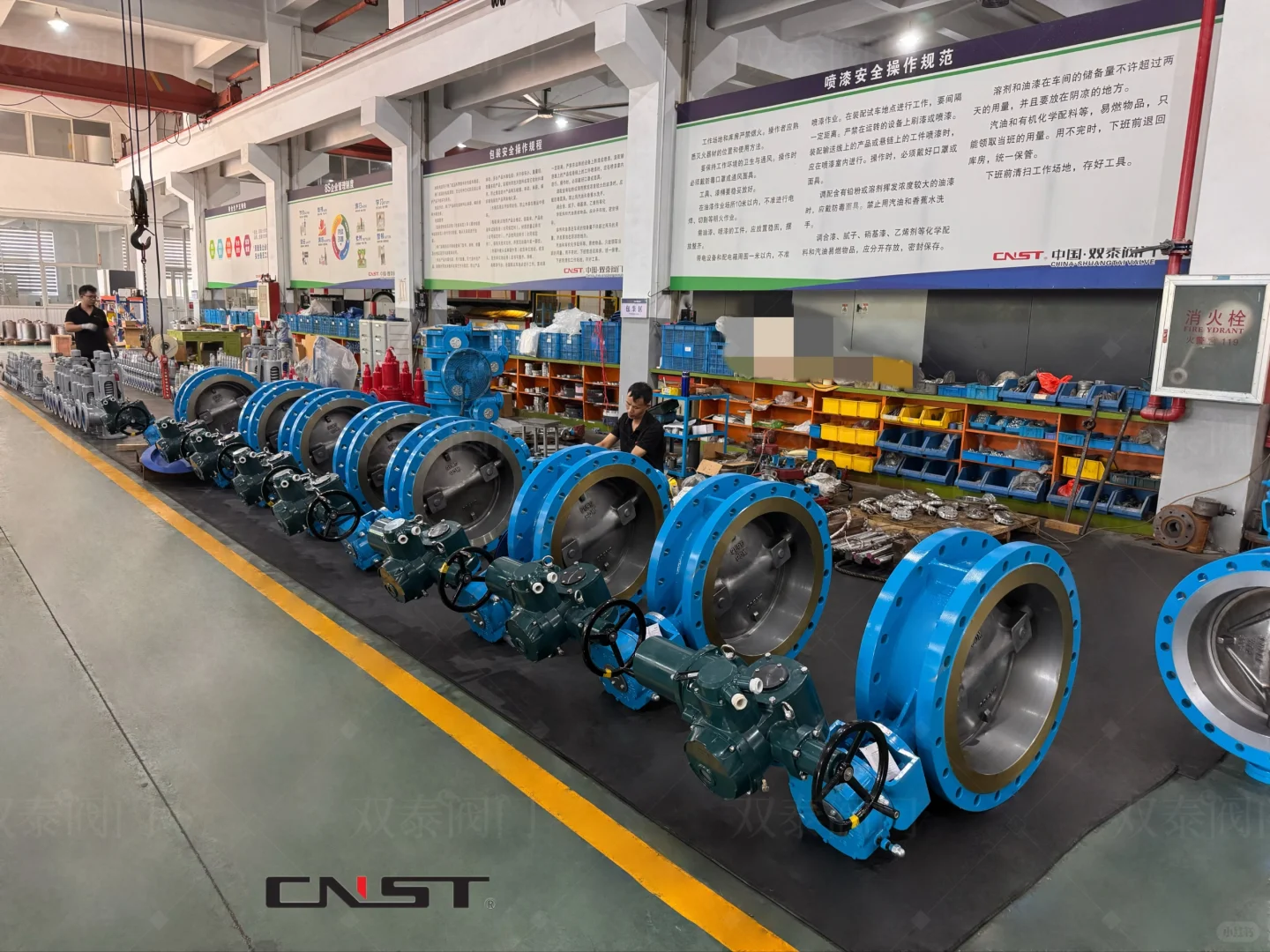 双泰蝶阀，在厂里感受一下阀门的魅力～