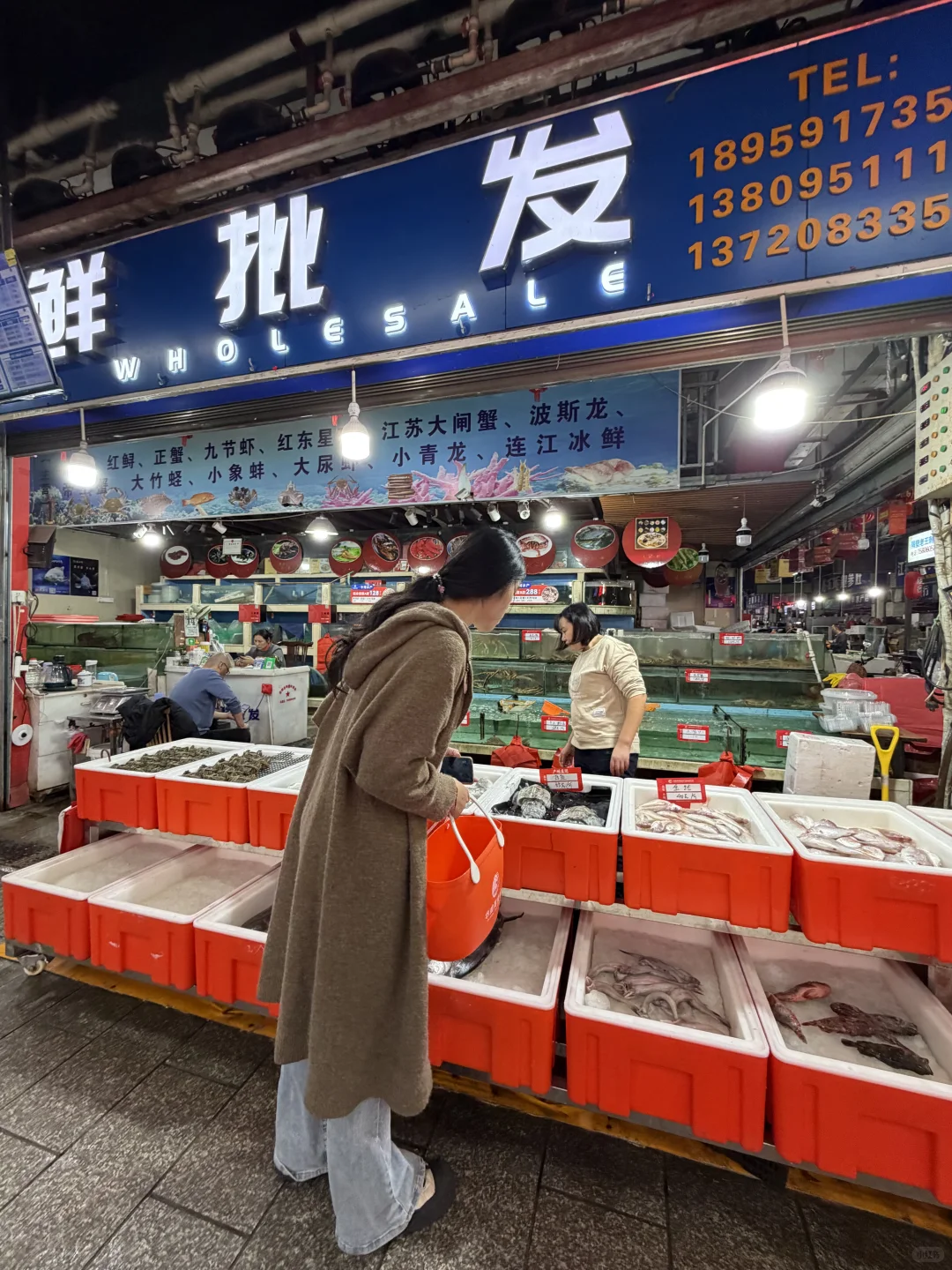 福州终于开了！！！50000㎡海鲜批发市场！！