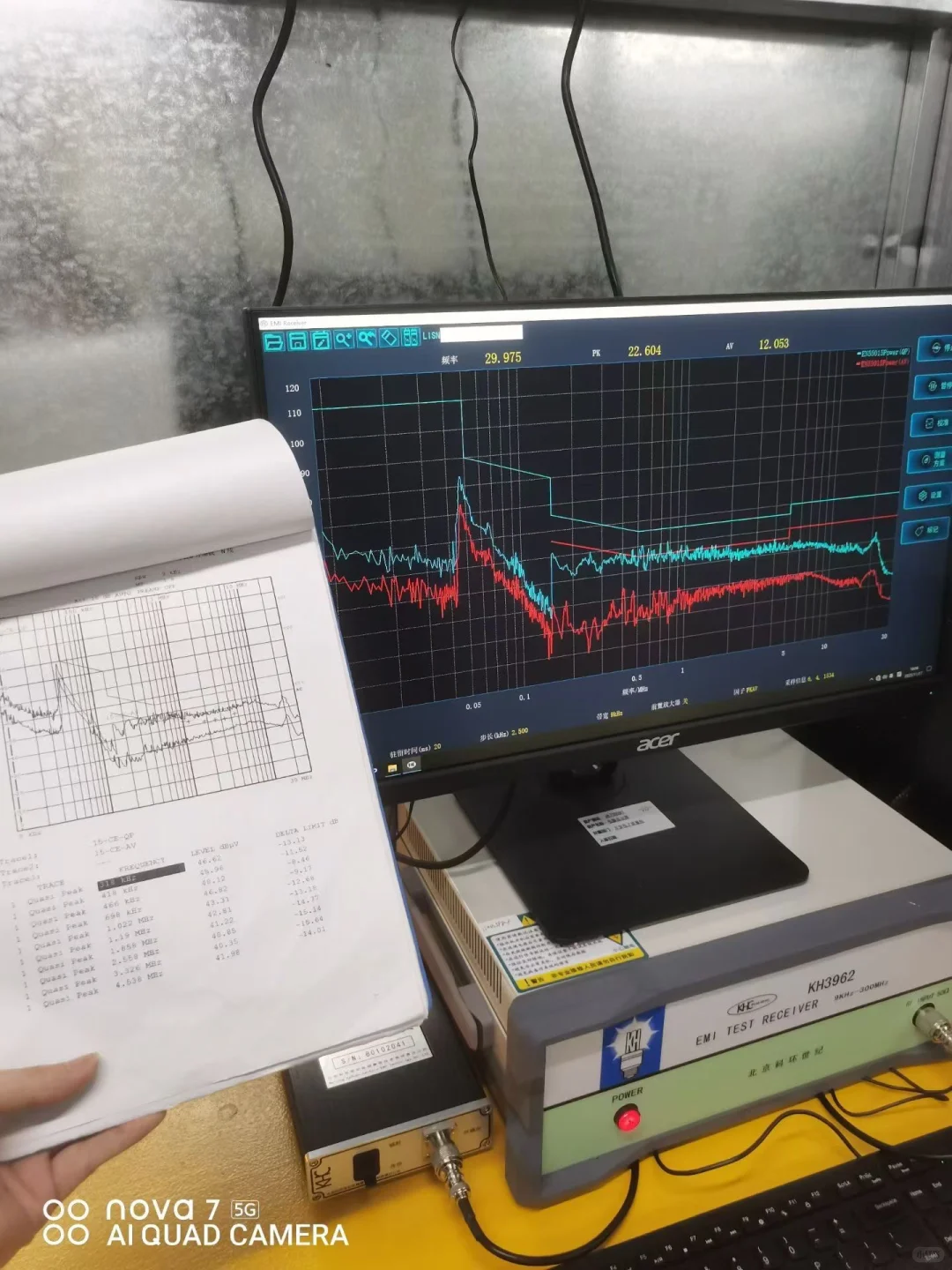 #LED驱动电源大佬公司品质部EMC传导辐射测