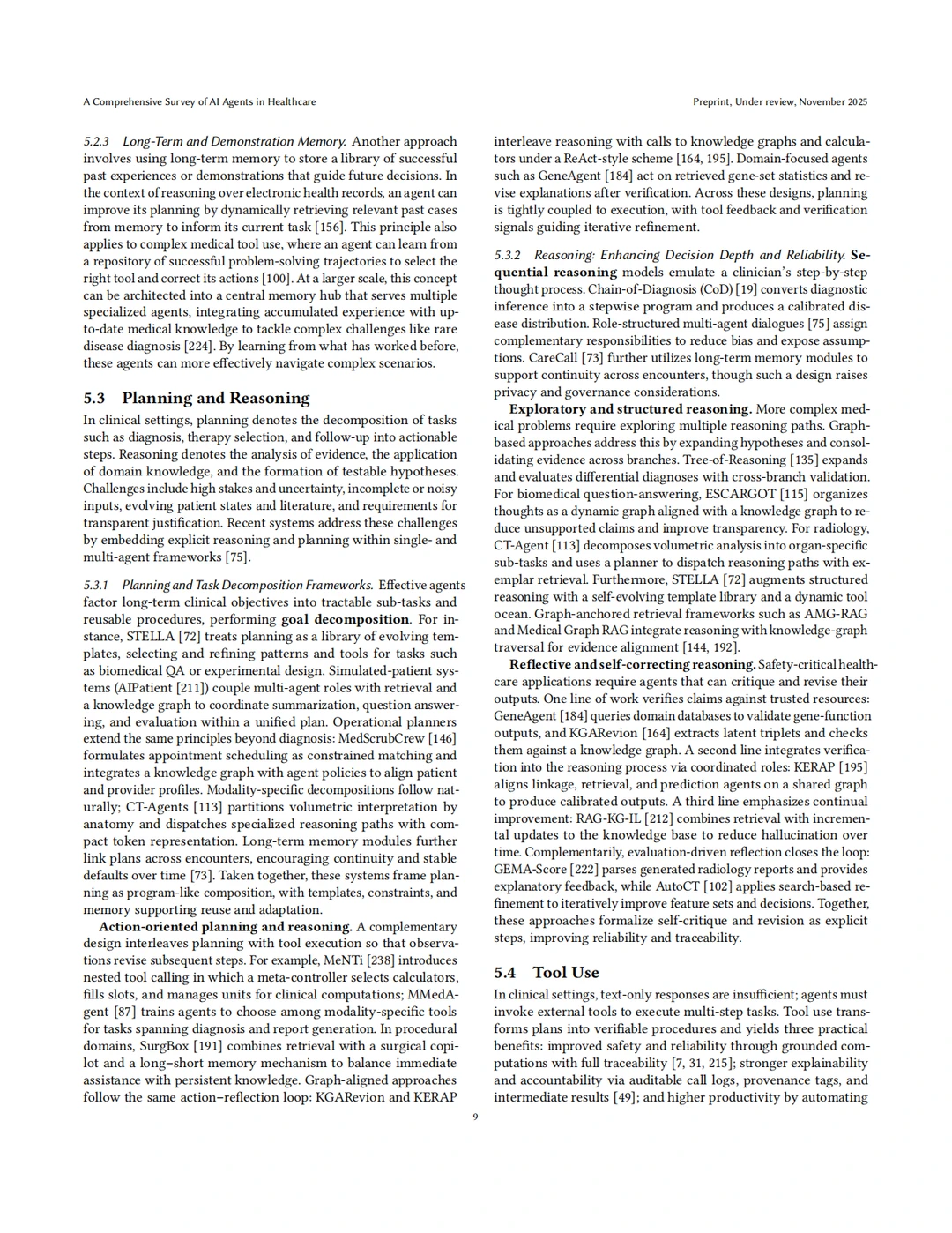 综述：医疗AI智能体