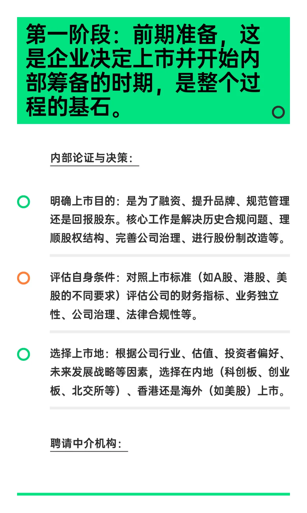 一家公司想上市，要分哪几步走？