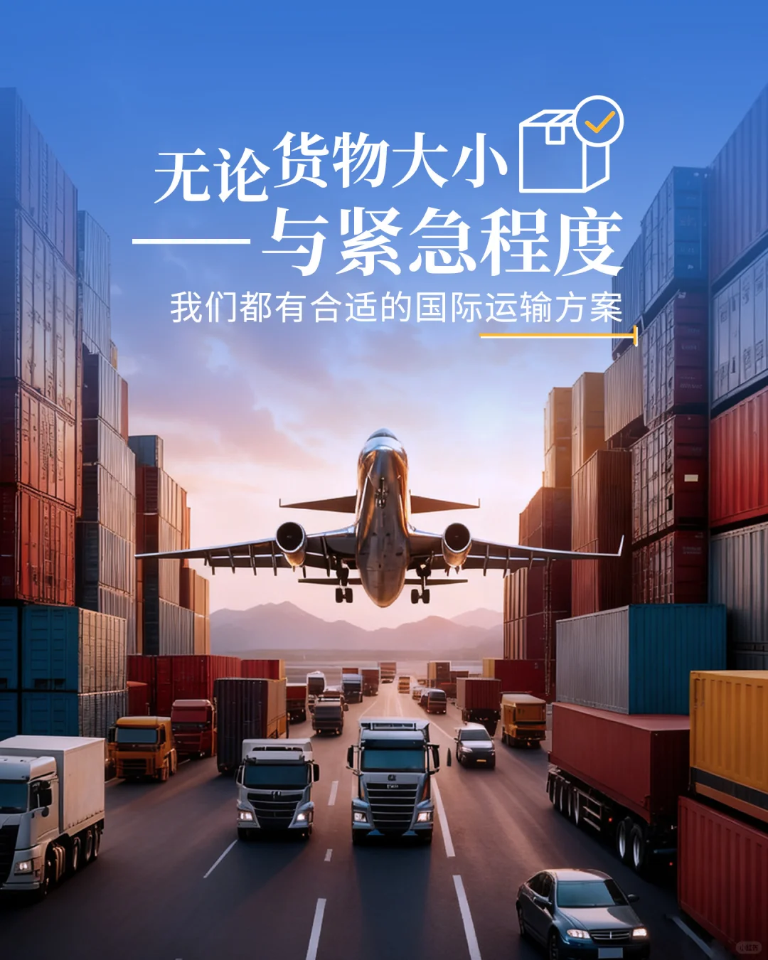 40.?小包裹到大件货！都有专属运输方案！