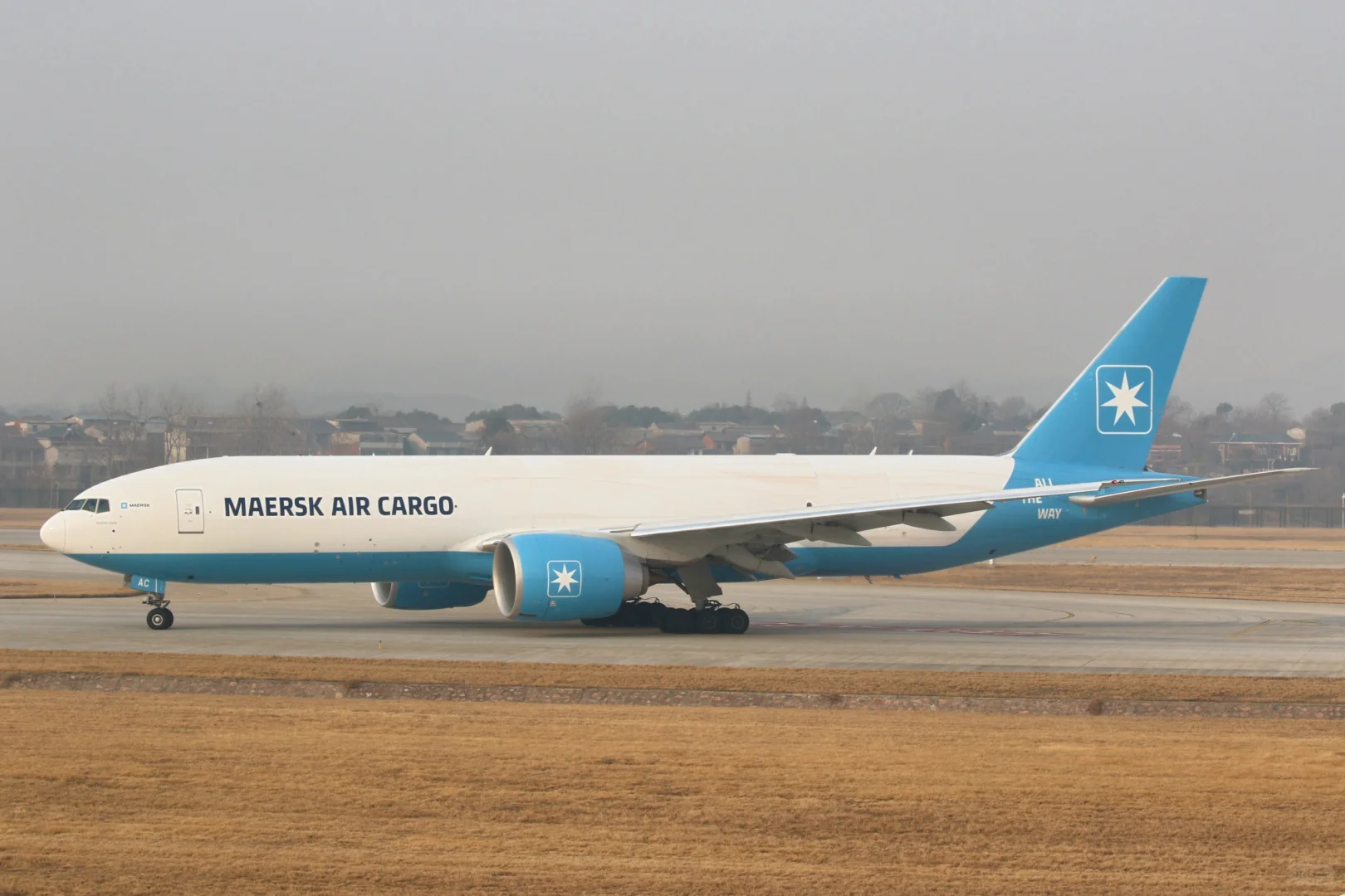 鄂州机场解锁马士基777货机