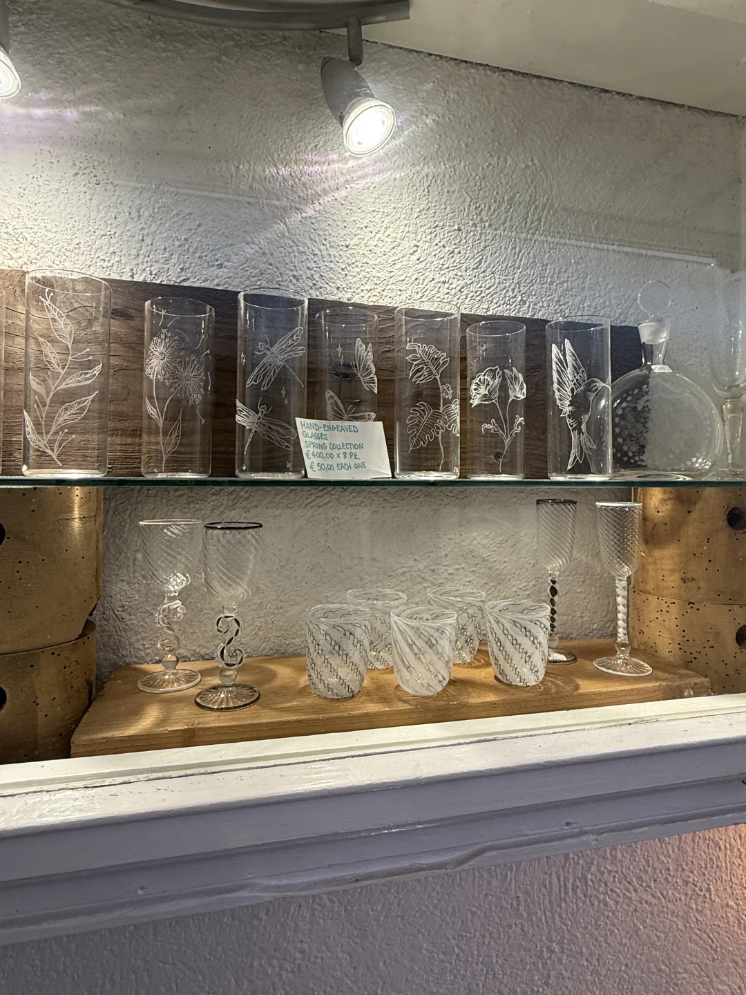 ??威尼斯Murano玻璃岛?绝美手工玻璃杯?