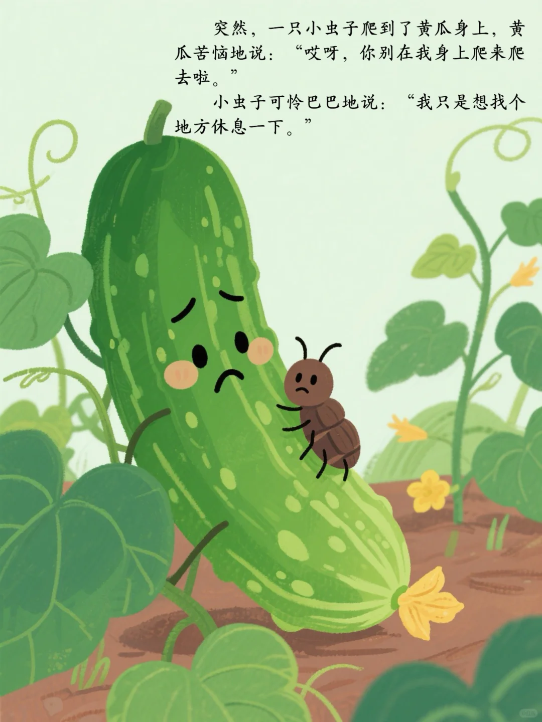 小朋友们看图猜蔬菜~热闹的菜园子