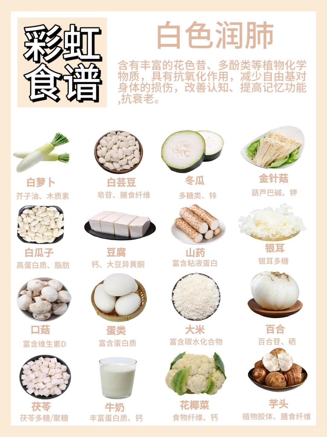 中医说：五色调五脏｜彩虹饮食法｜越色越好