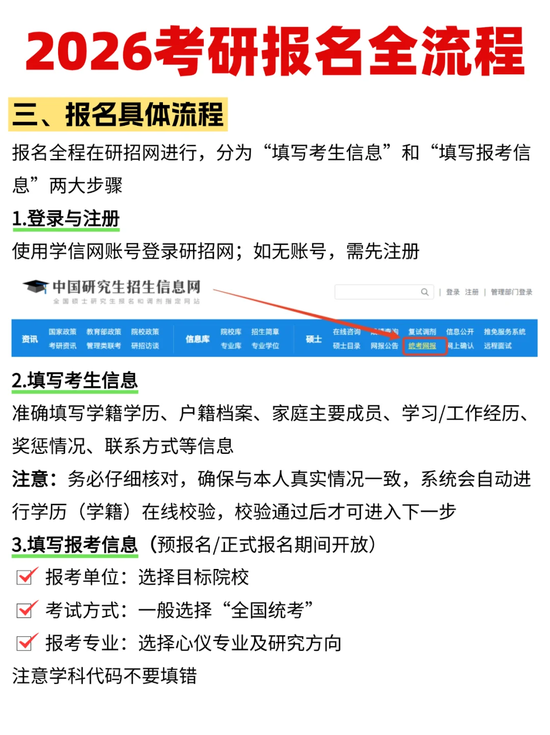 ?2026年考研报名全流程|完整攻略