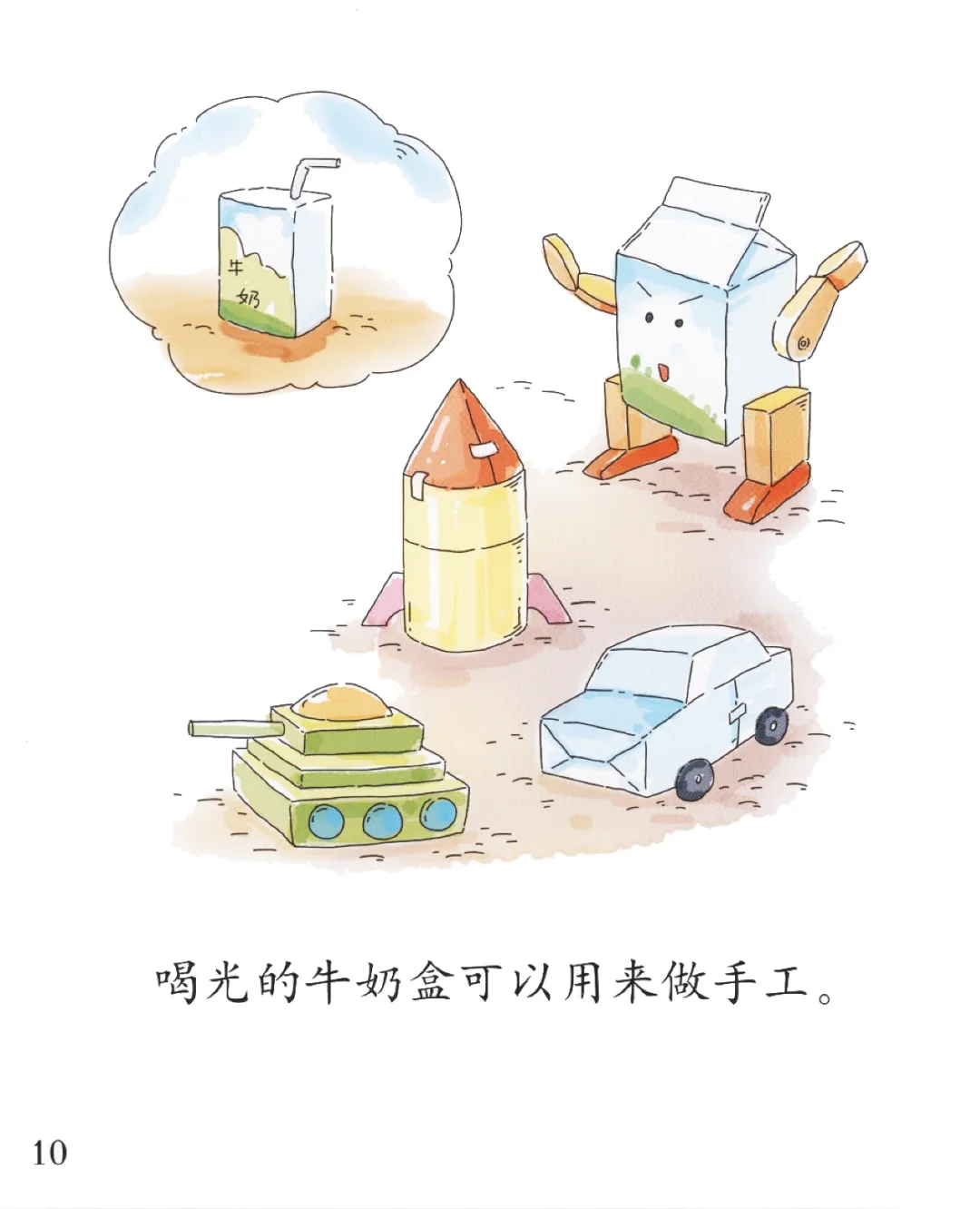 分享阅读大班（上）-可回收利用的垃圾