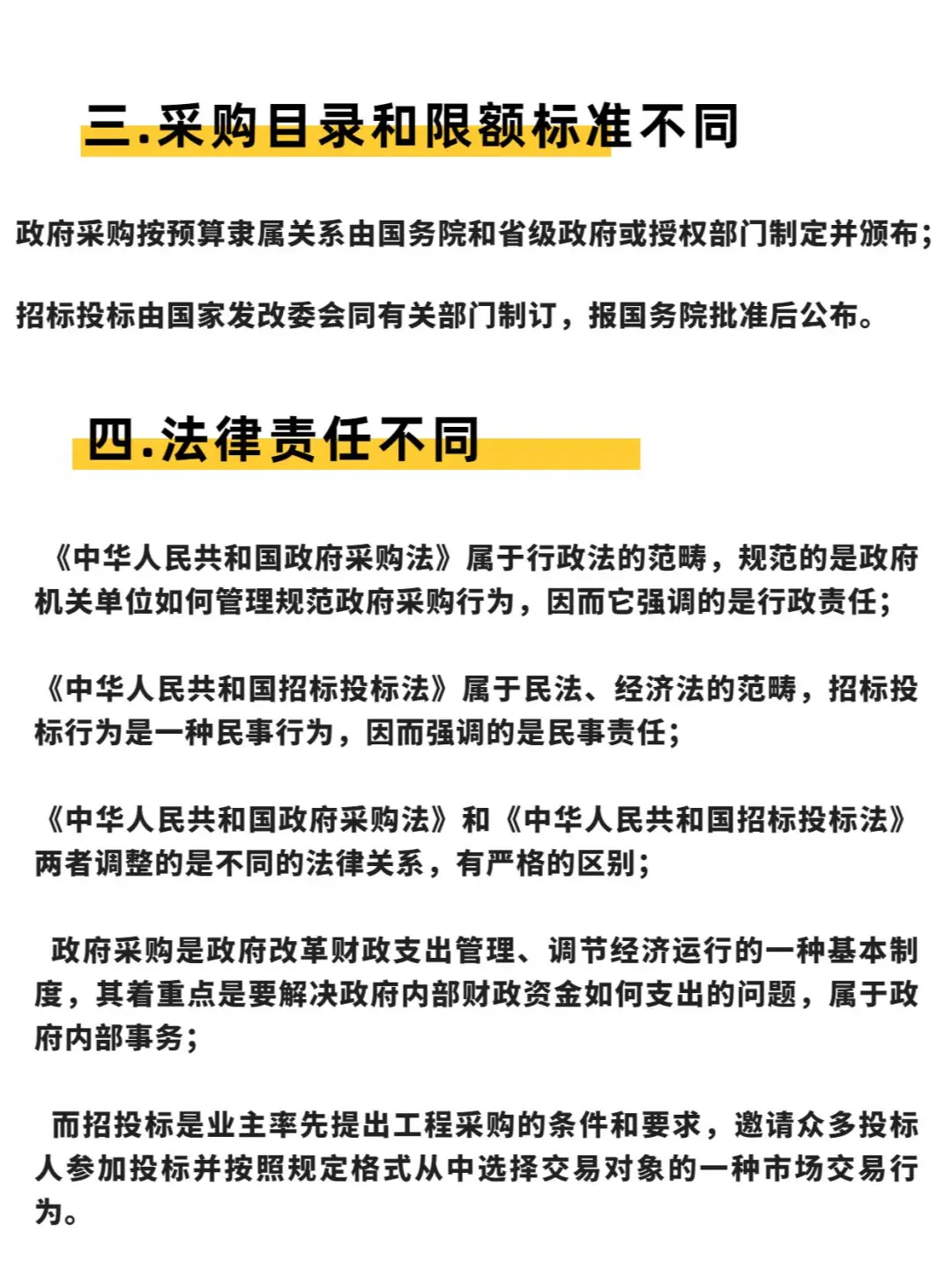 7个方面教你区分政府采购和招标投标！
