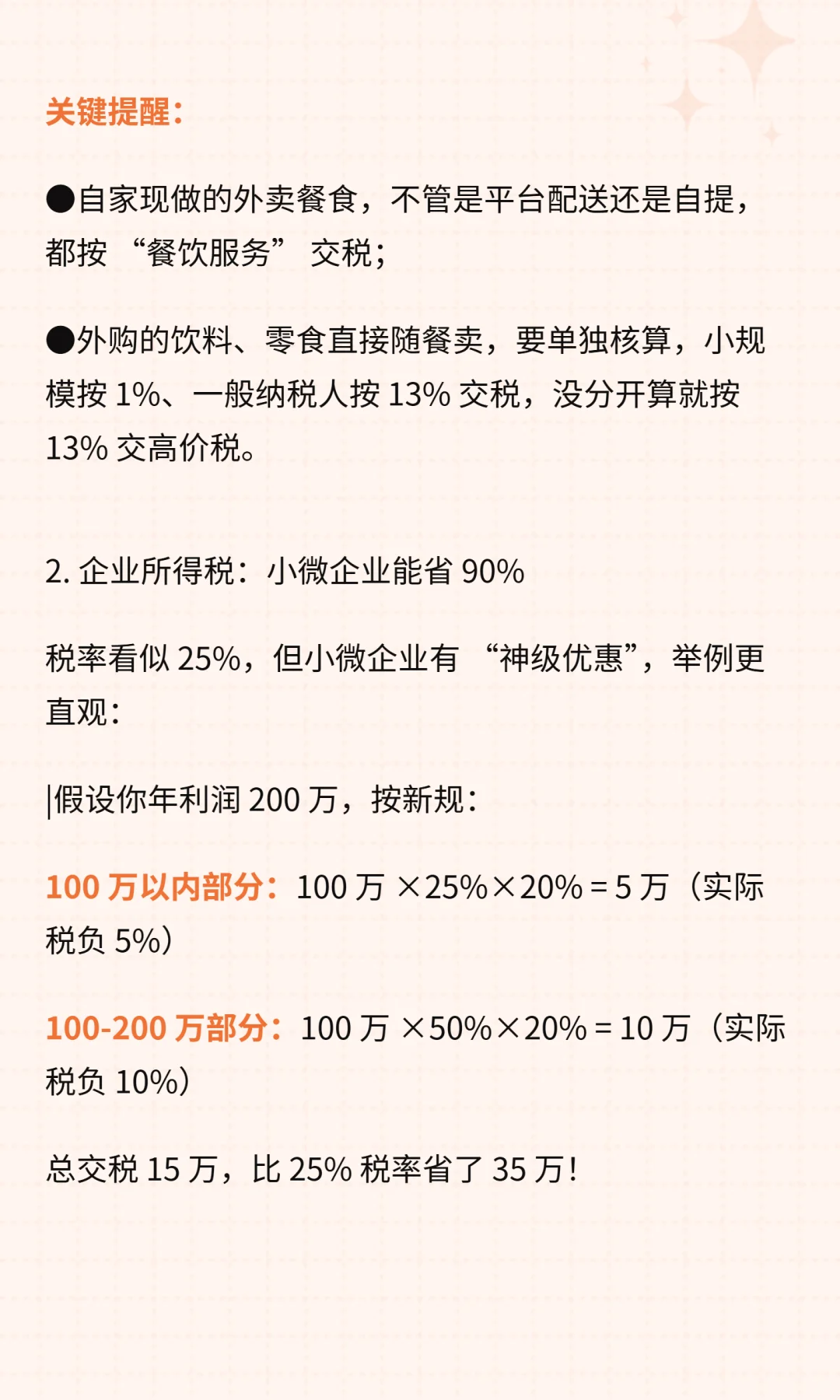 中小餐饮外卖人，这下学会报税了！
