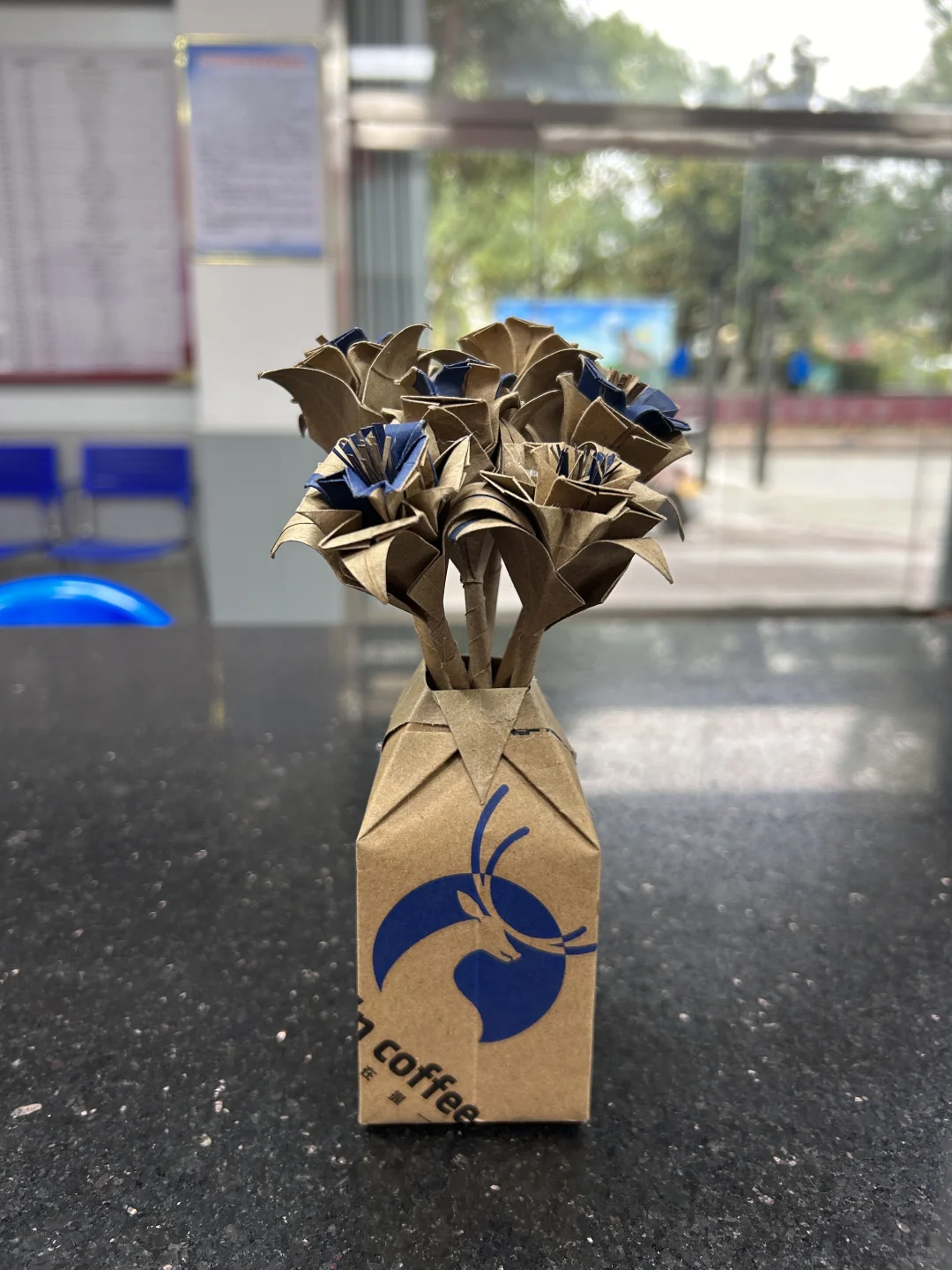 山茶花制作（瑞幸袋子）