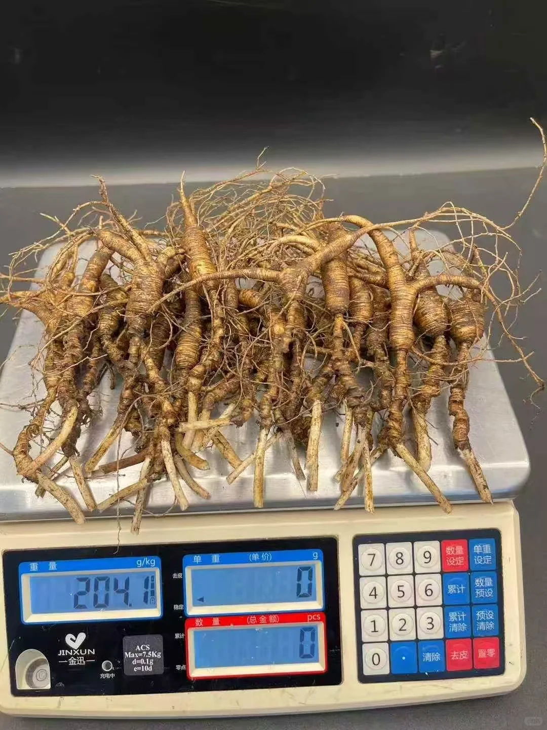 鲜林下参小老货，颗颗老纹，一份200克