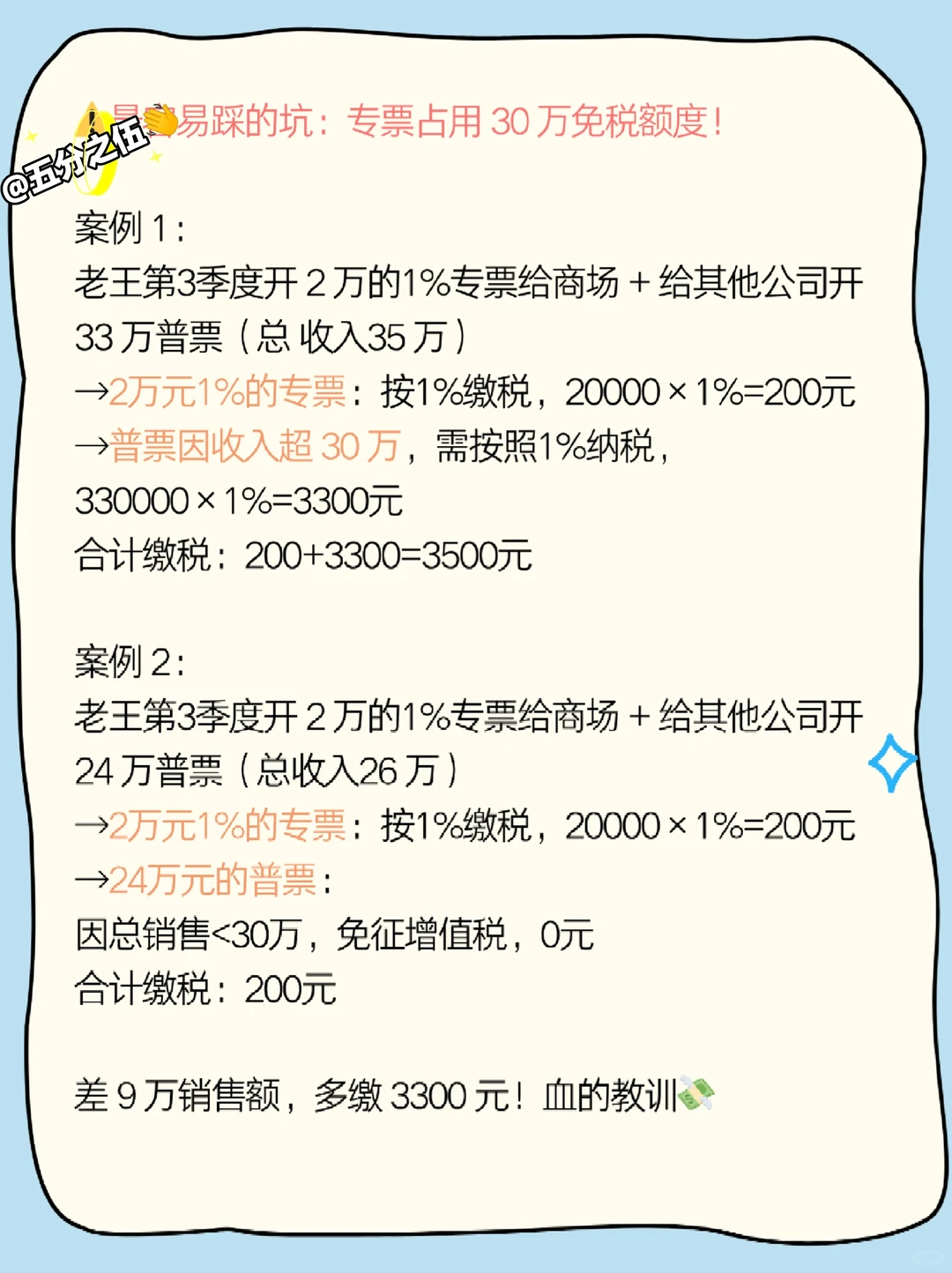 小规模纳税人开专票不影响免税，攻略来啦