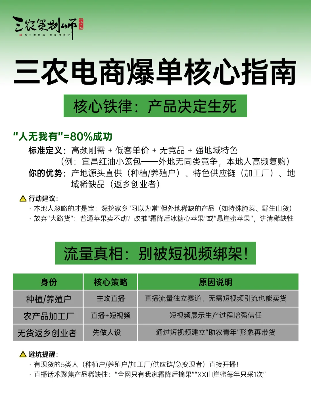 干货！三农电商这么做能爆单