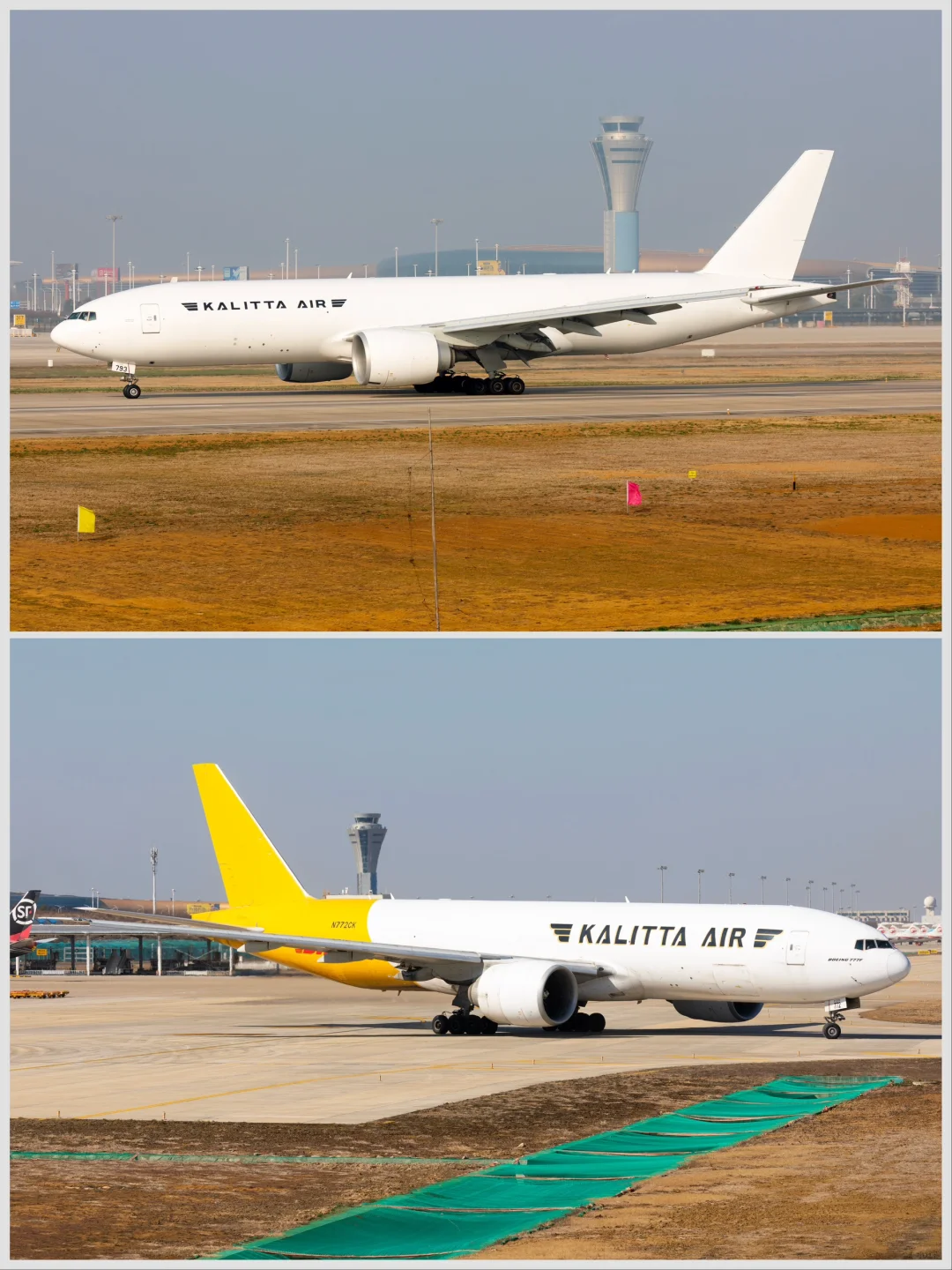 KALITTA AIR 777全货机在合肥新桥国际机场