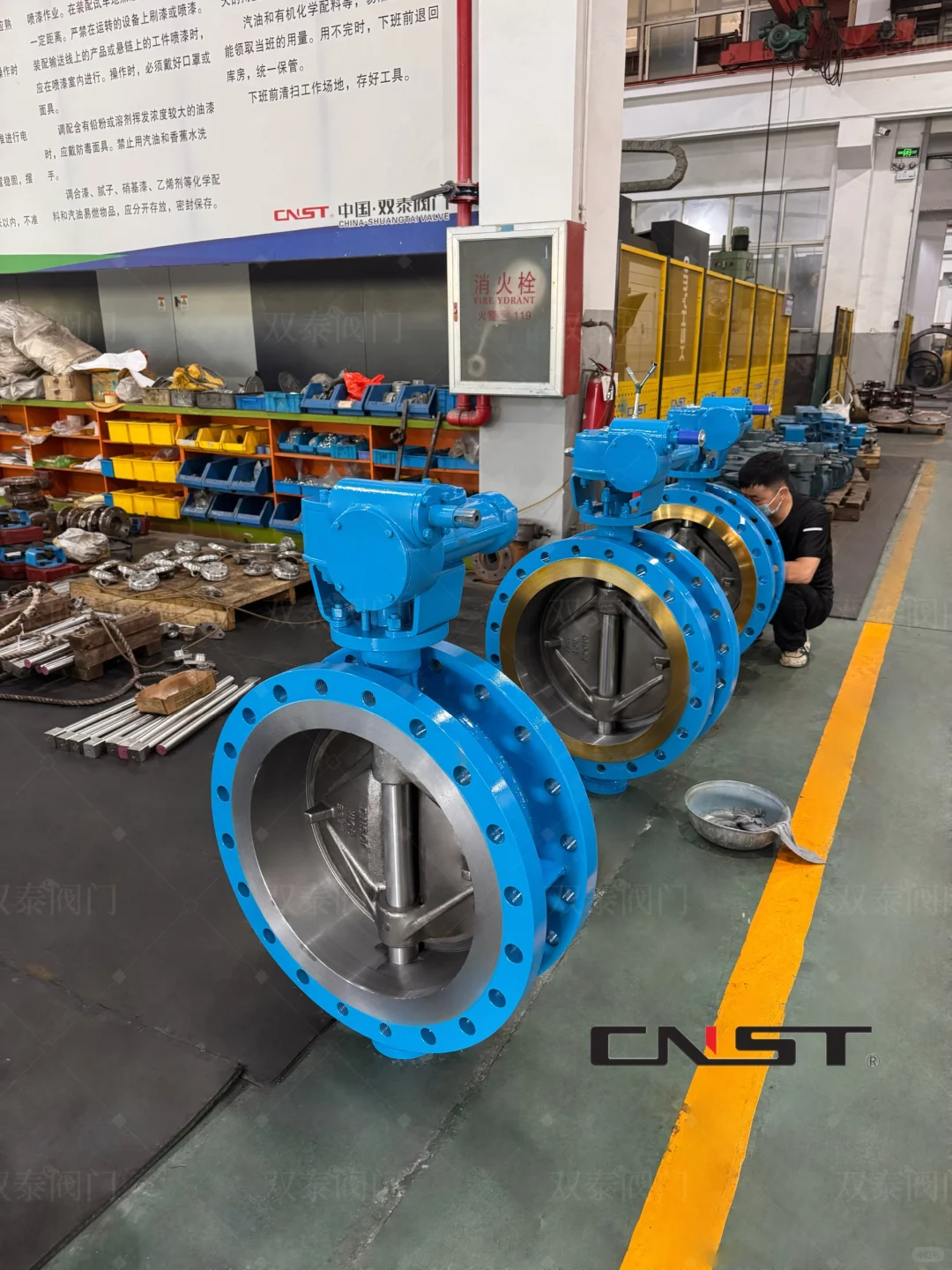 双泰蝶阀，在厂里感受一下阀门的魅力～