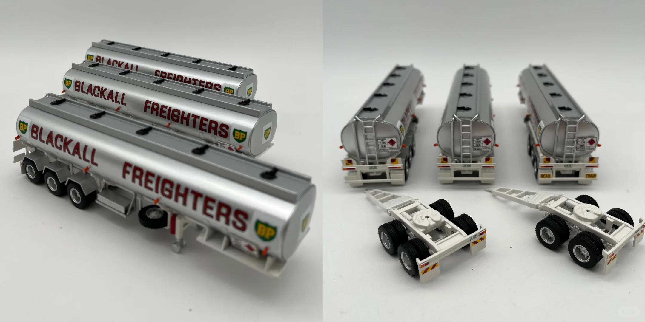 Highway Replicas肯沃斯油罐车公路列车拖车