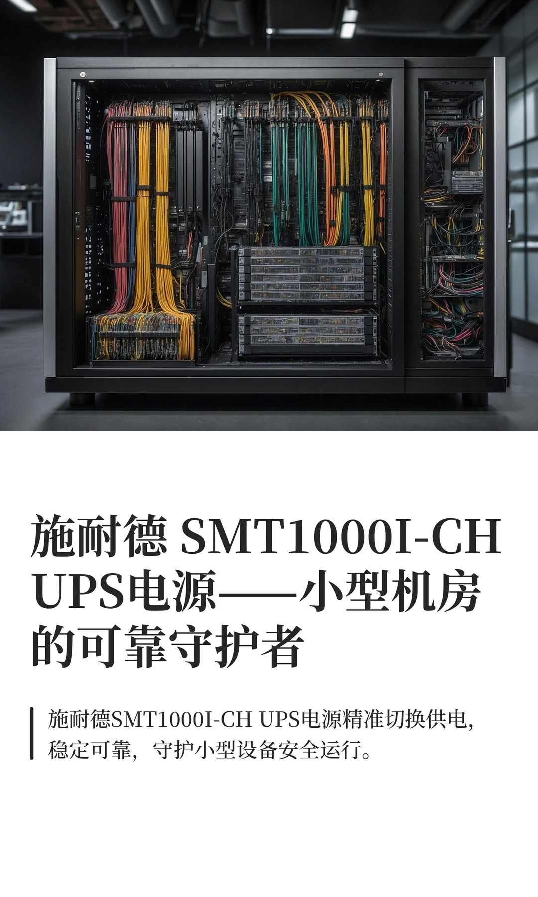 施耐德 SMT1000I-CH UPS电源——小型机房的