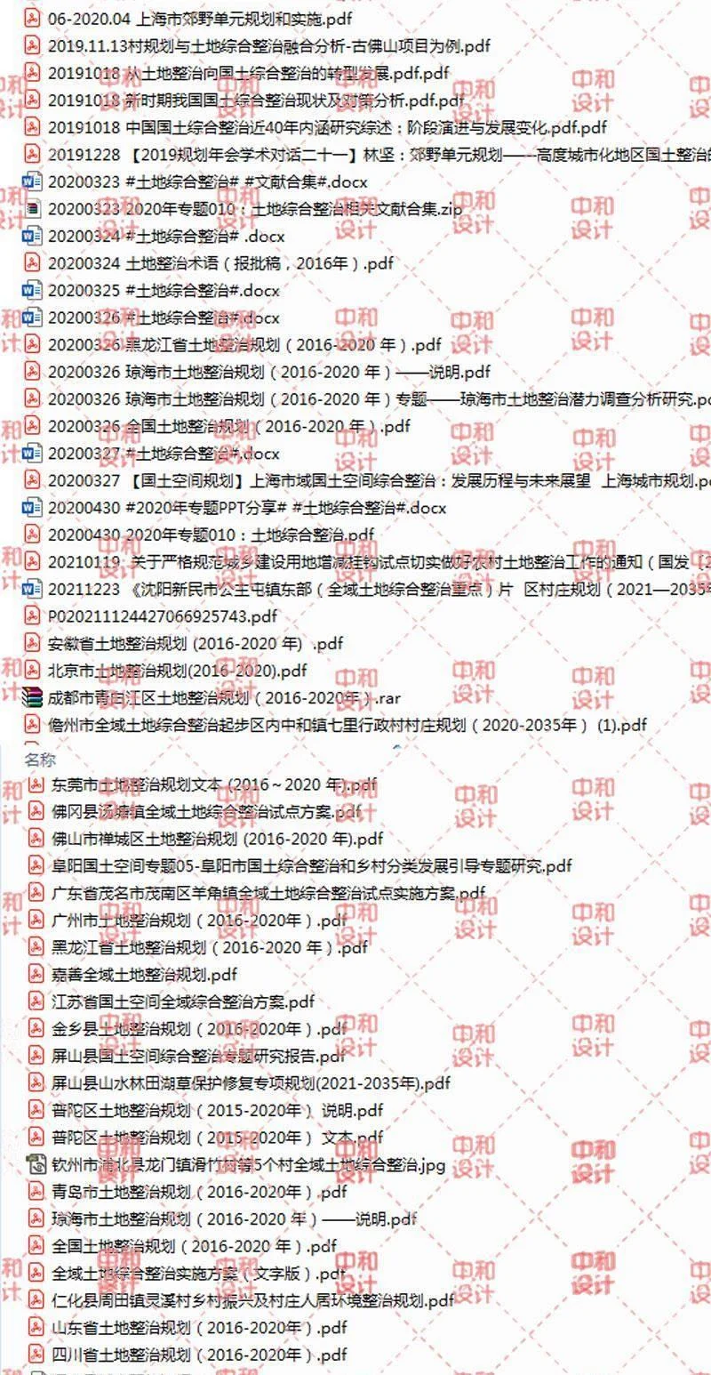 新国土空间全域土地综合整治案例开发