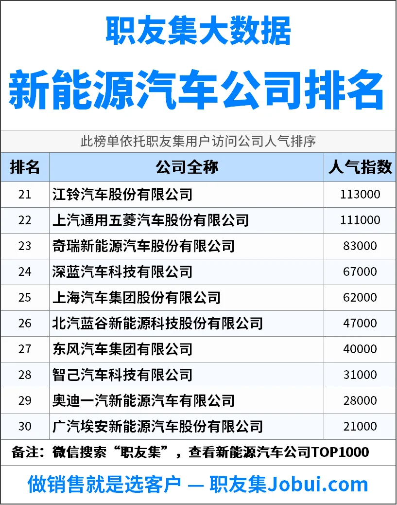2025年中国‌‌‌‌新能源汽车公司排行榜