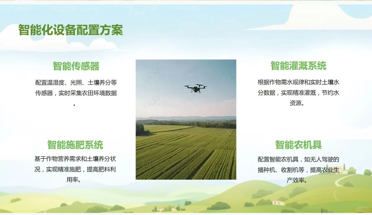 《智慧农田》创业计划书Word➕PPT