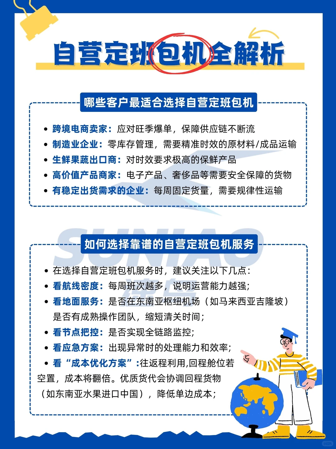 货代总说的自营包机是什么?看完秒懂!