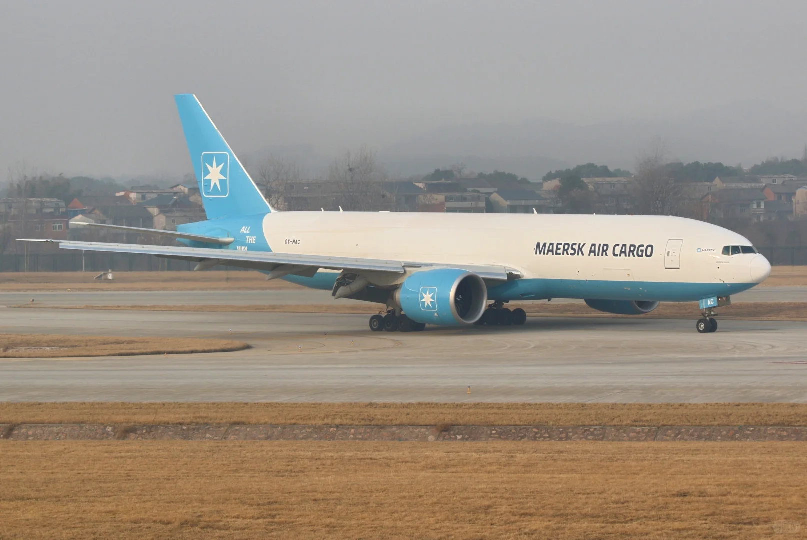 鄂州机场解锁马士基777货机